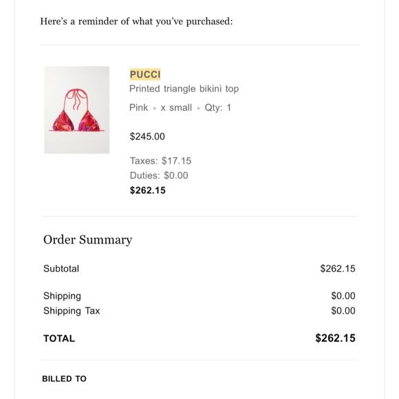 PUCCI Printed triangle bikini top & PUCCI Printed bikini briefs - Picture 9 of 10